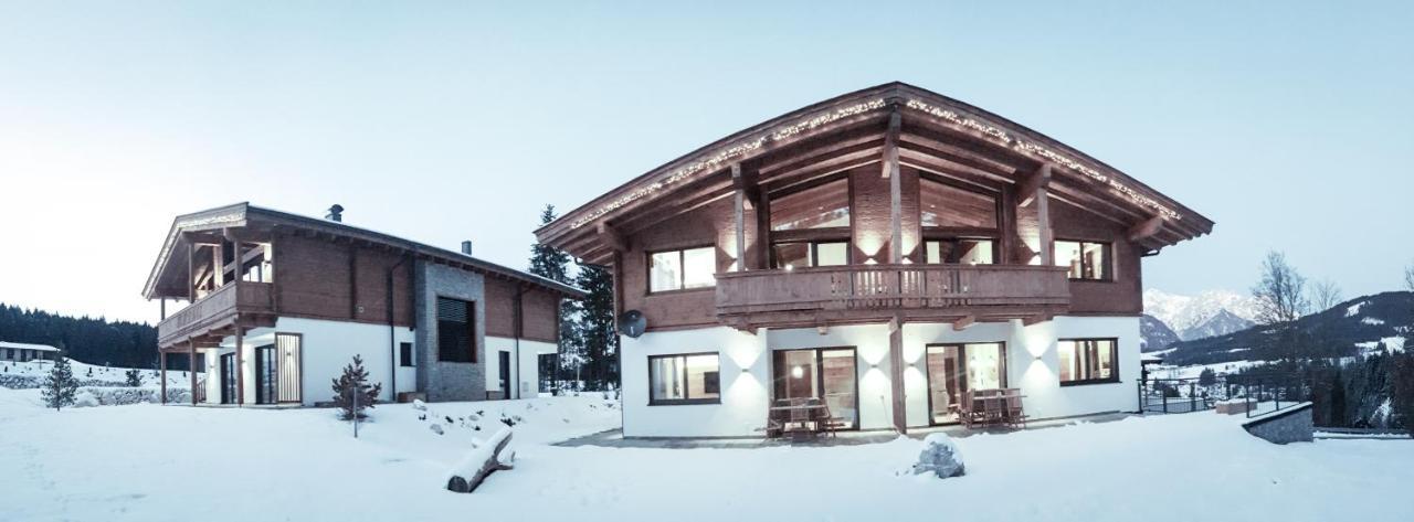 Zeitfrei Chalet Apartments Fieberbrunn Exteriör bild