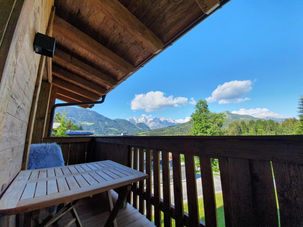 Zeitfrei Chalet Apartments Fieberbrunn Exteriör bild