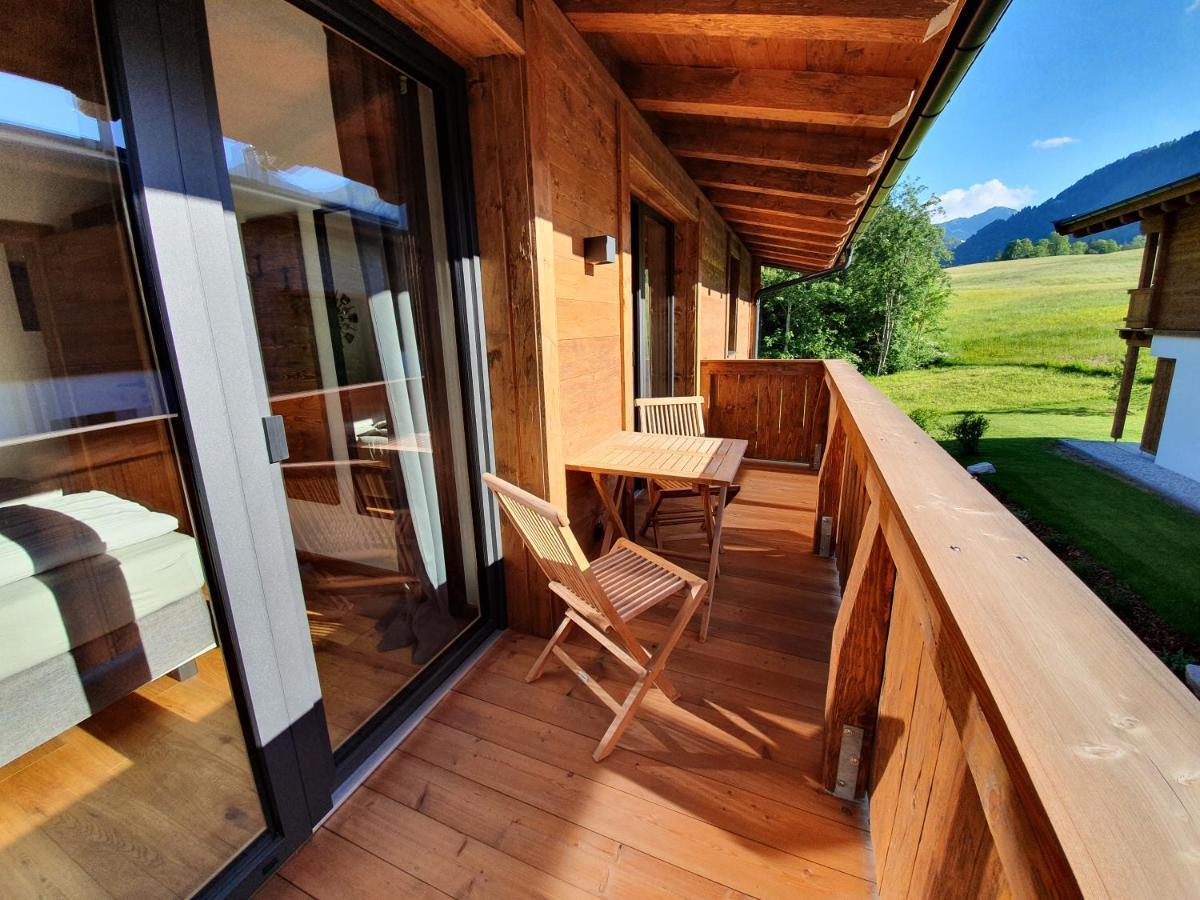 Zeitfrei Chalet Apartments Fieberbrunn Exteriör bild