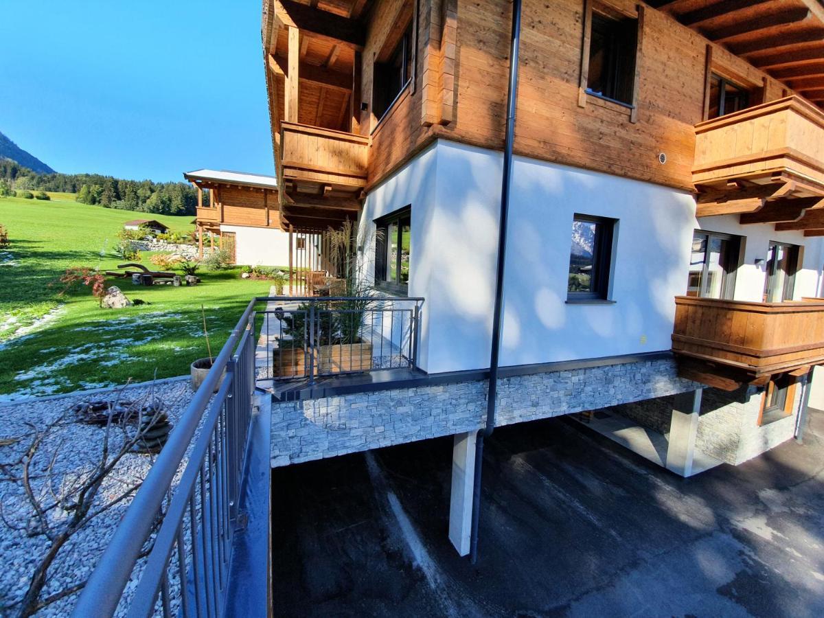 Zeitfrei Chalet Apartments Fieberbrunn Exteriör bild