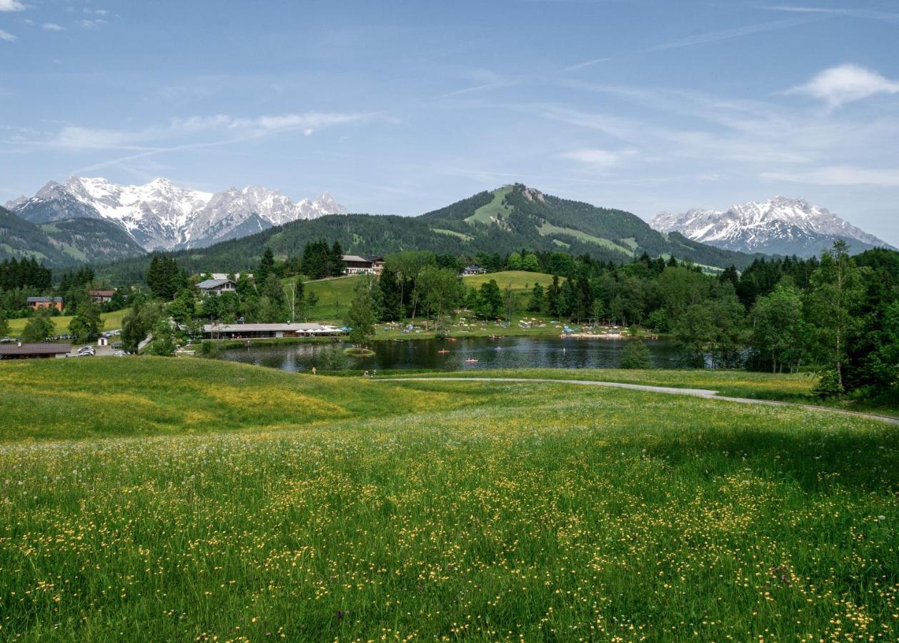 Zeitfrei Chalet Apartments Fieberbrunn Exteriör bild