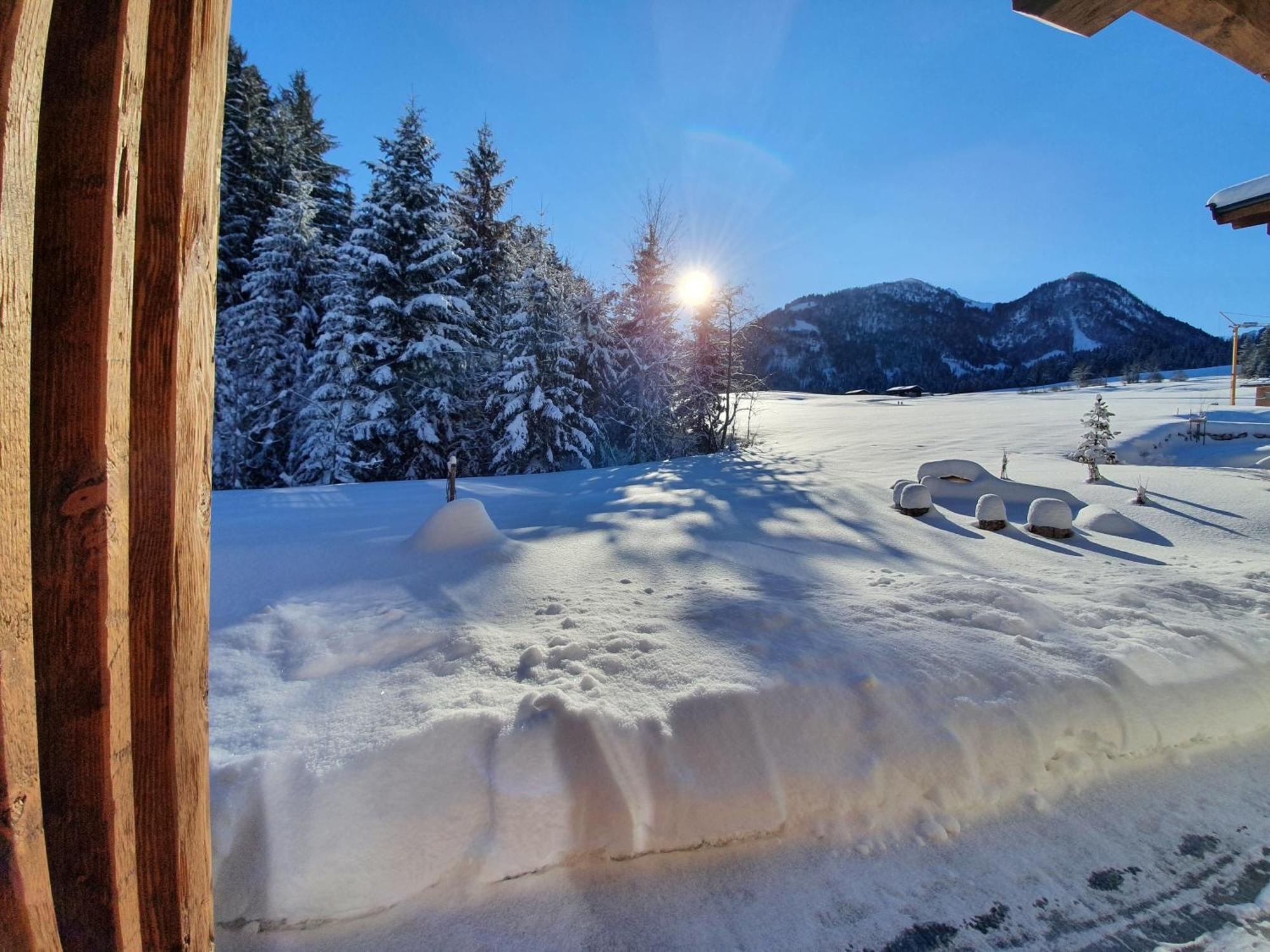 Zeitfrei Chalet Apartments Fieberbrunn Exteriör bild