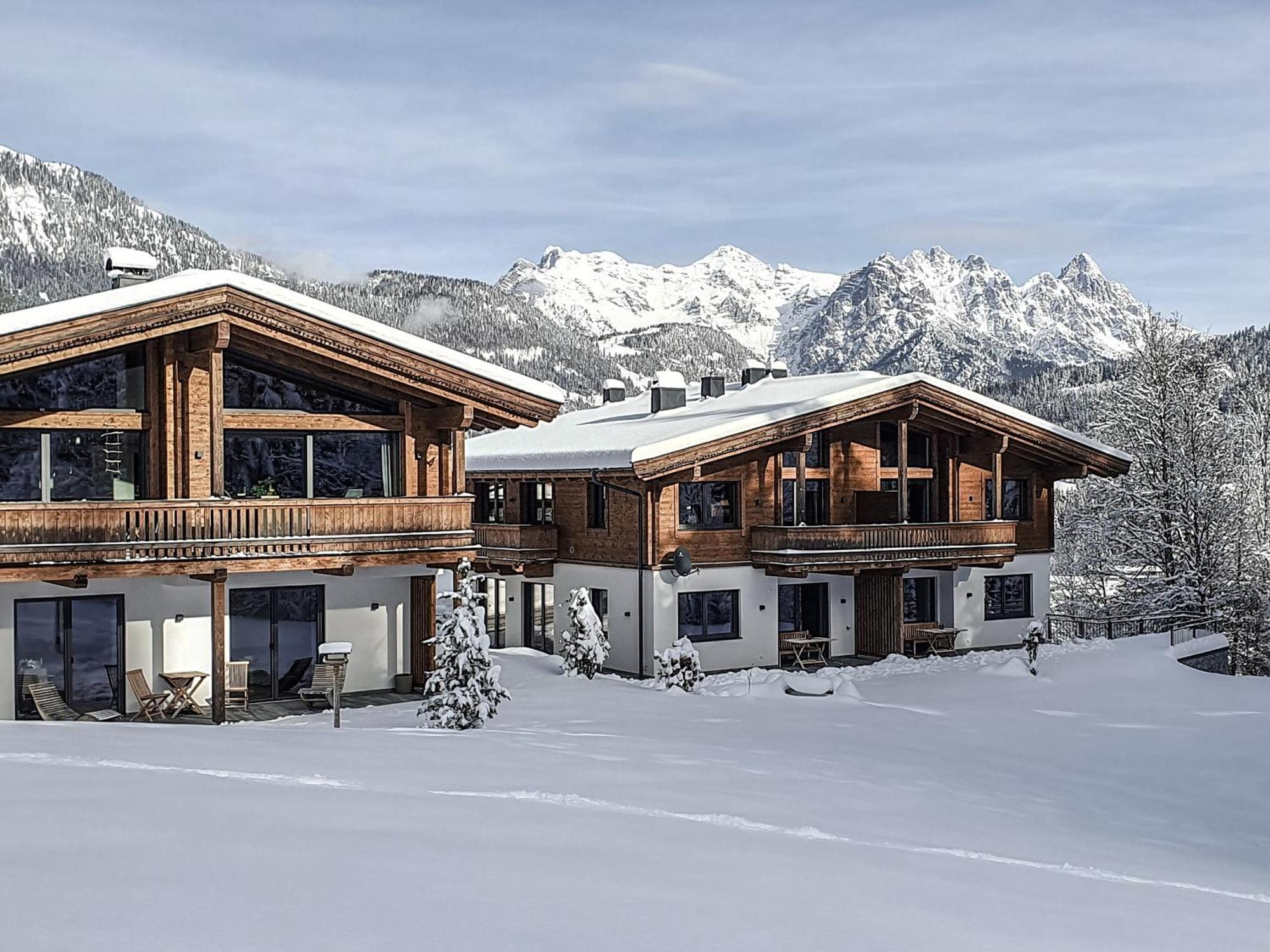 Zeitfrei Chalet Apartments Fieberbrunn Exteriör bild