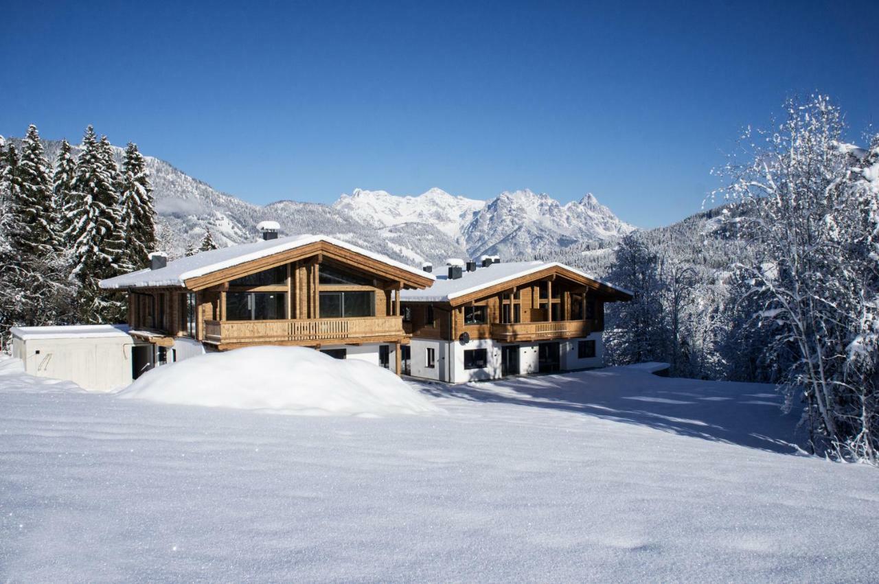 Zeitfrei Chalet Apartments Fieberbrunn Exteriör bild