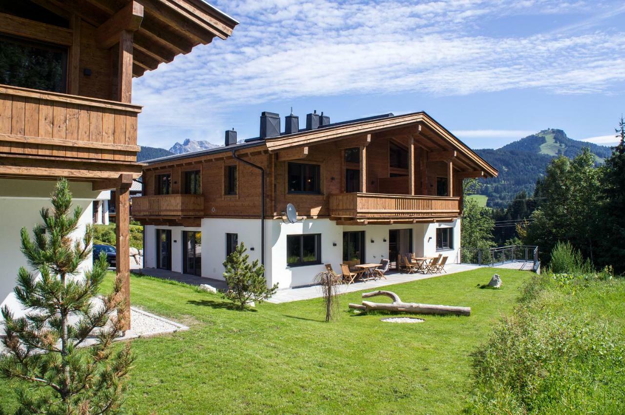 Zeitfrei Chalet Apartments Fieberbrunn Exteriör bild